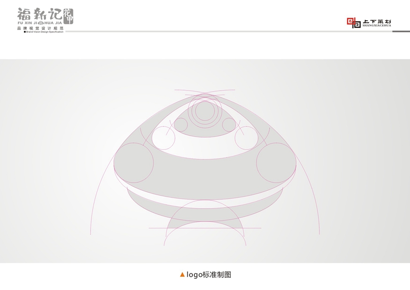 福新記花甲標(biāo)志設(shè)計，新鄉(xiāng)logo設(shè)計